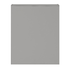 Armário com Porta 77x60x14cm Cinza Remix Móveis Bechara