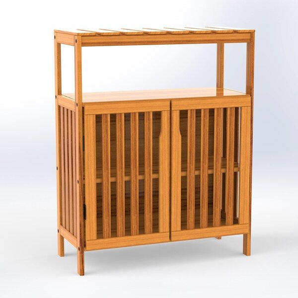 Armário Com Prateleiras - Dante Eucalipto - Stain Yescasa Cer