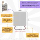 Armário Cômoda Infantil 2 Portas Retrô Multimóveis Mp4231