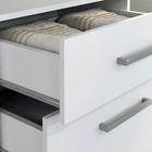 Armário Comoda Roupeiro 4 Gavetas Branco