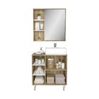Armário Conjunto De Banheiro Com Gabinete, Cuba E Espelheira