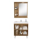 Armário Conjunto De Banheiro Com Gabinete, Cuba E Espelheira