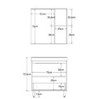 Armário Conjunto De Banheiro Com Gabinete, Cuba E Espelheira