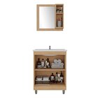 Armário Conjunto De Banheiro Com Gabinete, Cuba E Espelheira