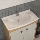 Armário Conjunto De Banheiro Com Gabinete, Cuba E Espelheira