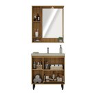 Armário Conjunto De Banheiro Com Gabinete, Cuba E Espelheira