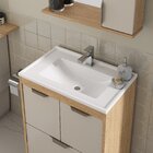 Armário Conjunto De Banheiro Com Gabinete, Cuba E Espelheira