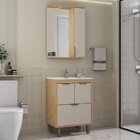 Armário Conjunto De Banheiro Com Gabinete, Cuba E Espelheira