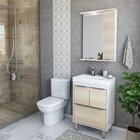 Armário Conjunto De Banheiro Com Gabinete, Cuba E Espelheira