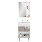 Armário Conjunto De Banheiro Com Gabinete, Cuba E Espelheira