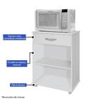 Armário Cozinha 302 2 Portas 1 Gaveta Branco