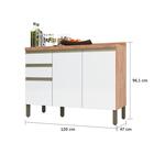 Armário Cozinha 3 Peças Chardonnay Reflecta Cast E Br Ronipa