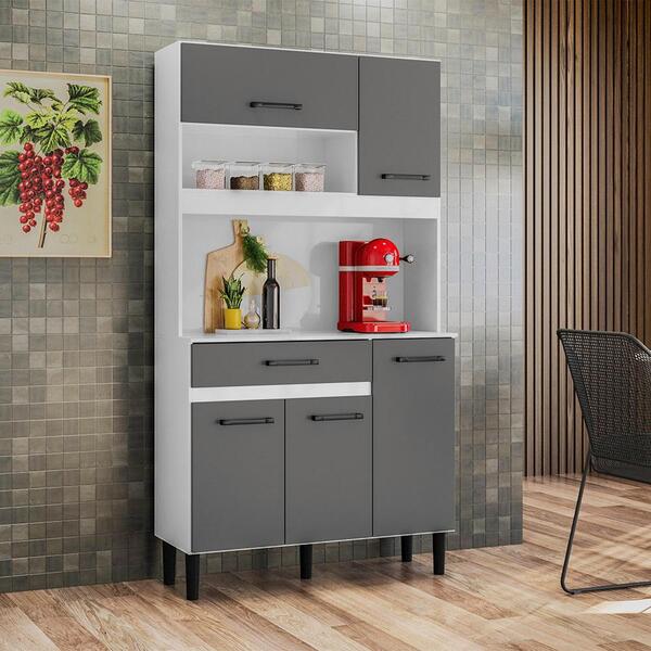 Armario Cozinha 5 Portas E 1 Gaveta Magazine 90