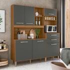 Armario Cozinha 6 Portas E 2 Gavetas Salsa