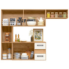 Armario Cozinha 7 Portas E 2 Gavetas Juliete