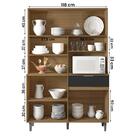 Armario Cozinha  8 Portas E 1 Gaveta Laila