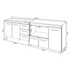 Armário Cozinha Balcão Gabinete De Pia 120 Cm Bruna E Balcão