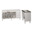 Armário Cozinha Balcão Gabinete De Pia 160 Cm Estela E Balcão