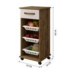 Armário Cozinha Com Fruteira Curitiba Arte Móveis Ipê/off