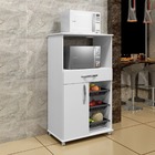 Armário Cozinha Com Fruteira Fortaleza Arte Móveis Preto