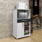 Armário Cozinha Com Fruteira Fortaleza Arte Móveis Preto