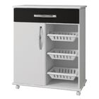 Armário Cozinha Com Fruteira Goiânia Arte Móveis Branco