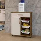 Armário Cozinha Com Fruteira Goiânia Arte Móveis Branco