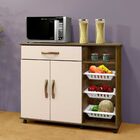 Armário Cozinha Com Fruteira Salinas Arte Móveis Ipê/off