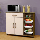 Armário Cozinha Com Fruteira Teresina Arte Móveis 2 Portas 1