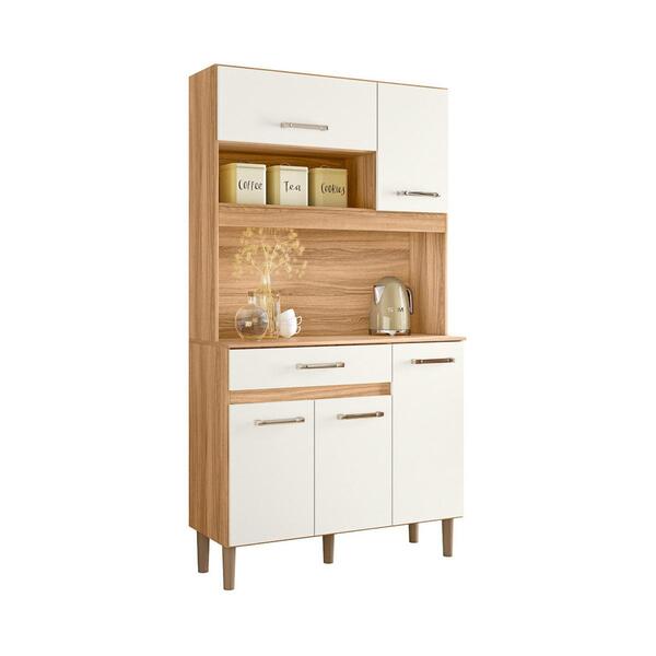 Armário Cozinha Compacta 5 Portas E 1 Gaveta Multimóveis Cr20