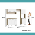 Armário Cozinha Compacta Arizona Essence Carraro