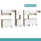 Armário Cozinha Compacta Arizona Essence Carvalho/branco Carr