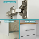 Armário Cozinha Compacta Arizona Smart Carraro