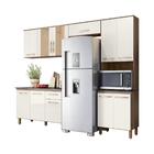 Armário Cozinha Compacta Com Gabinete Para Pia 120cm Multimóv