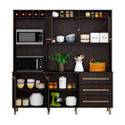 Armário Cozinha Compacta Flex 04 Portas E 03 Gavetas Kit4322