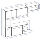 Armário Cozinha Compacta Suspensa Multimóveis Cr20244