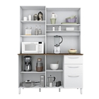 Armário Cozinha Completa 4 Portas Branco