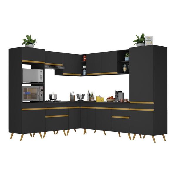 Armário Cozinha Completa De Canto Veneza Multimóveis V2046