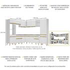 Armário Cozinha Completa De Canto Veneza Multimóveis V2047