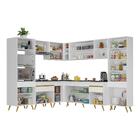 Armário Cozinha Completa De Canto Veneza Multimóveis V2047