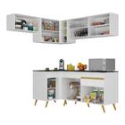 Armário Cozinha Completa De Canto Veneza Multimóveis V2059