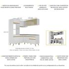 Armário Cozinha Completa De Canto Veneza Multimóveis V2063