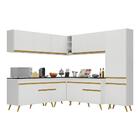 Armário Cozinha Completa De Canto Veneza Multimóveis V2067