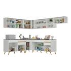 Armário Cozinha Completa De Canto Veneza Multimóveis V2068