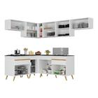 Armário Cozinha Completa De Canto Veneza Multimóveis V2069