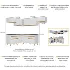 Armário Cozinha Completa De Canto Veneza Multimóveis V2069