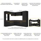 Armário Cozinha Completa De Canto Veneza Multimóveis V2081