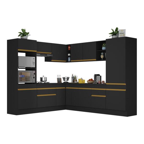 Armário Cozinha Completa De Canto Veneza Multimóveis V2081