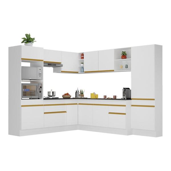 Armário Cozinha Completa De Canto Veneza Multimóveis V2082