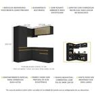 Armário Cozinha Completa De Canto Veneza Multimóveis V2088